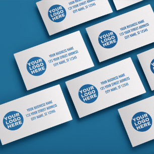 Custom Your Company Logo Address Self-inking Stamp