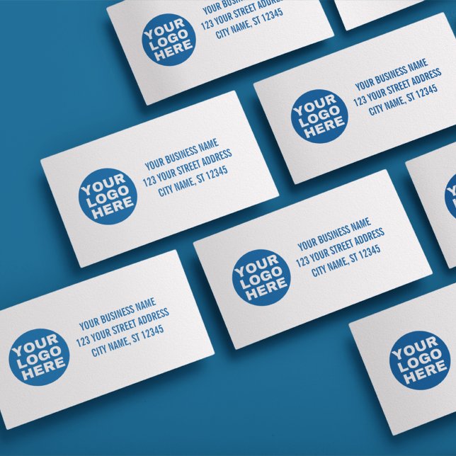 Custom Your Company Logo Address Self-inking Stamp (Creator Uploaded)