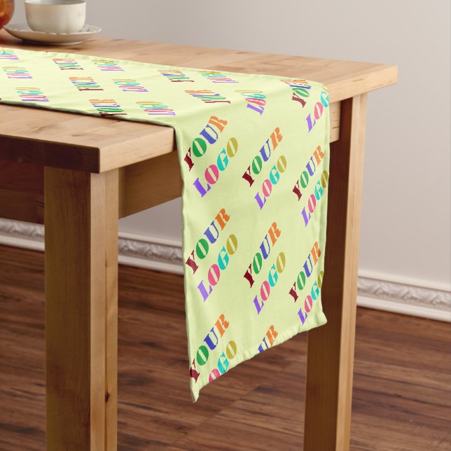 Custom Your Company Logo Branded Table Runner (In Situ)
