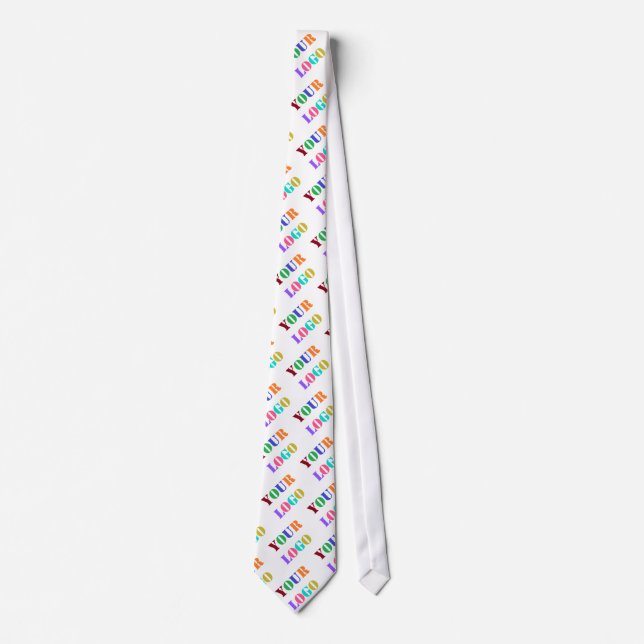 Custom Your Company Logo Business Neck Tie (Front)