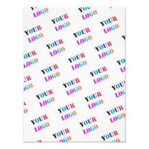 Custom Your Company Logo Promotional Business Photo Print