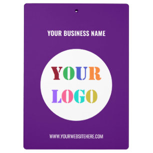 Custom Your Company Logo Text and Colours Clipboar Clipboard