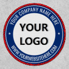 Custom Your Company Logo Text Promotional Patch
