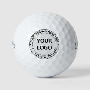 Custom Your Company Logo Text Stamps Golf Balls