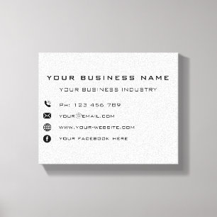 Custom Your Company Promotional Canvas Print