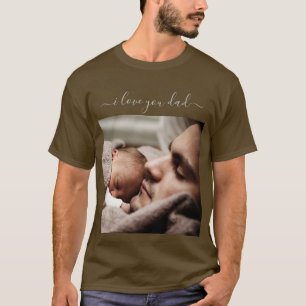 Custom Your Dad Photo T-Shirt Gift with Text