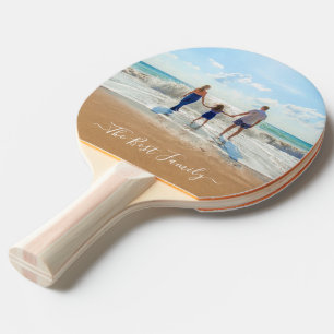 Custom Your Family Photo Ping Pong Paddles Gift