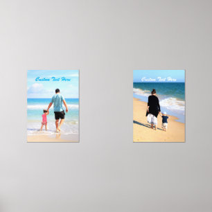 Custom Your Favourite Photo and Text Wall Art Set