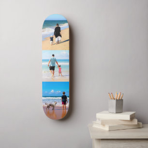 Custom Your Favourite Photo Collage Skateboard Gif