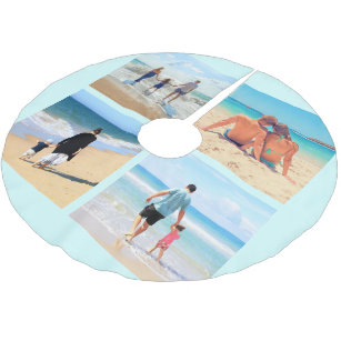 Custom Your Favourite Photo Collage Tree Skirt Gif