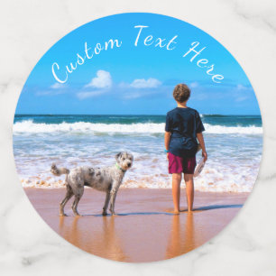 Custom Your Favourite Photo Confetti with Text Nam