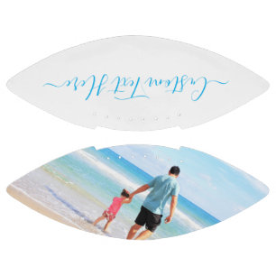 Custom Your Favourite Photo Football with Text