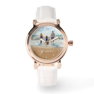 Custom Your Favourite Photo Watch with Text