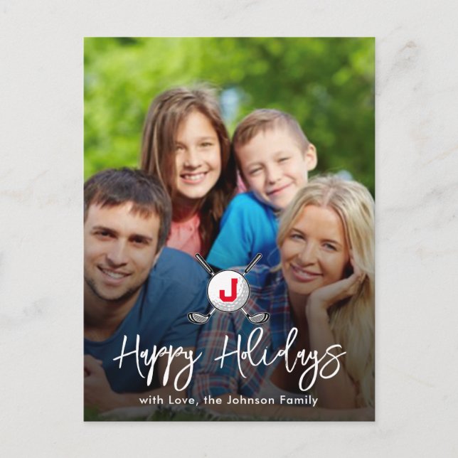 Custom Your Image Golf Holiday Design (Front)