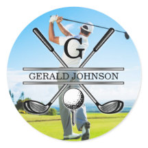 Custom Your Image Golf Monogram Design