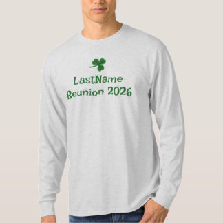 Custom Your Irish Clan Shamrock T-Shirt - Adults