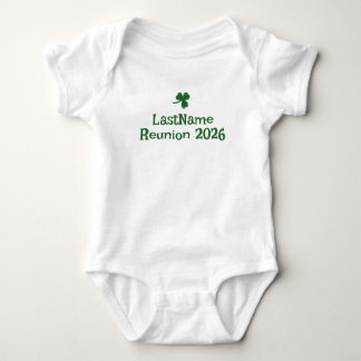 Custom Your Irish Clan Shamrock T-Shirt - kids Baby Bodysuit