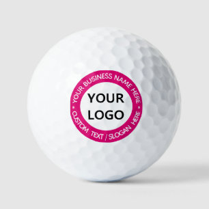 Custom Your Logo and Text Golf Balls - Your Colour