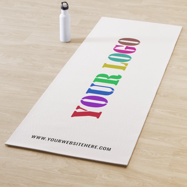 Custom Your Logo and Text Yoga Mat - Choose Colour (In Situ)