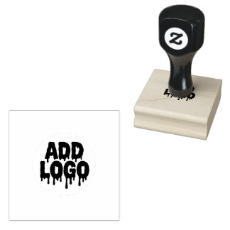 Custom your Logo image  Rubber Stamp