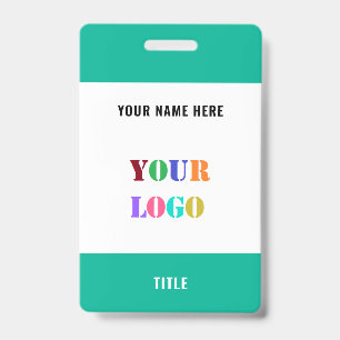 Custom Your Logo Name Personalised Business Badge ID Badge