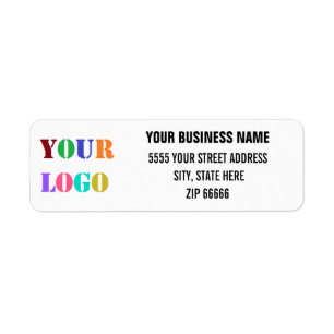 Custom Your Logo Name Return Address Labels