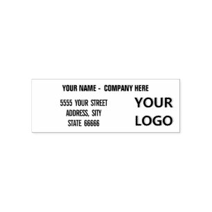 Custom Your Logo Name Return Address Stamp