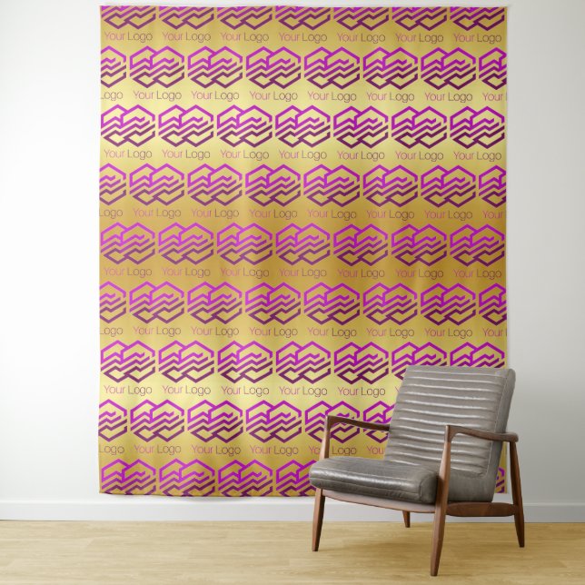 Custom Your Logo or Image Tapestry (In Situ)