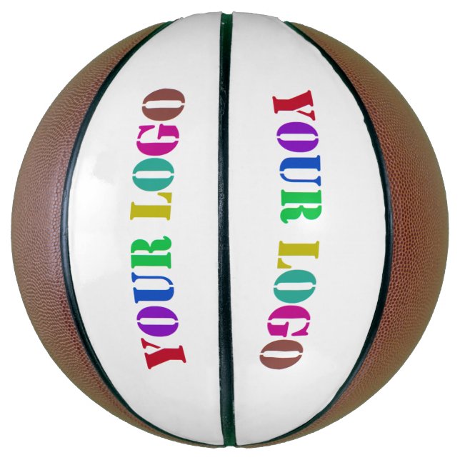 Custom Your Logo or Photo Personalised Basketball (Vertical)