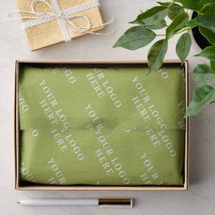 CUSTOM YOUR LOGO STYLISH MODERN ELEGANT CLASSIC TISSUE PAPER