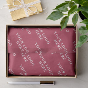 CUSTOM YOUR LOGO STYLISH MODERN ELEGANT CLASSIC TISSUE PAPER