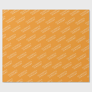 CUSTOM YOUR LOGO STYLISH MODERN ELEGANT CLASSIC W WRAPPING PAPER
