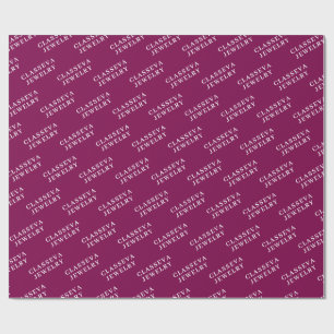 CUSTOM YOUR LOGO STYLISH MODERN ELEGANT CLASSIC  W WRAPPING PAPER