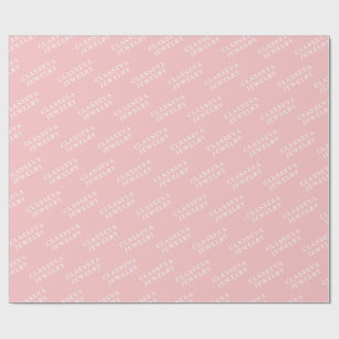 CUSTOM YOUR LOGO STYLISH MODERN ELEGANT CLASSIC W WRAPPING PAPER