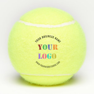 Custom Your Logo Text Personalised Tennis Balls