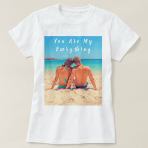 Custom Your Love Photo T-Shirt Gift with Text