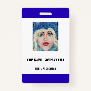 Custom Your Name Info Photo Business Badge ID Badge