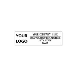 Custom Your Name Logo Return Address Stamp