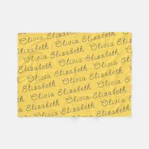 Custom Your Newborn Personalised Baby Girl Gift Fleece Blanket
