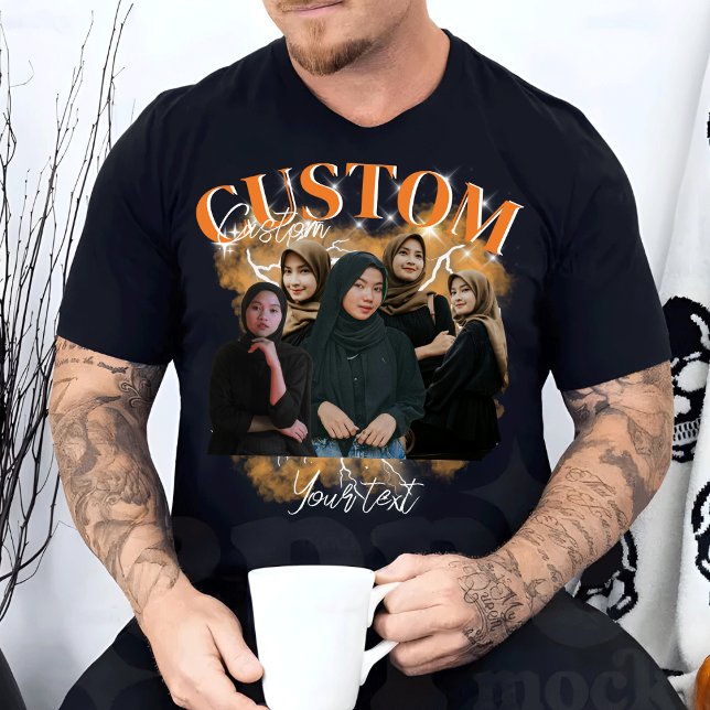 Custom Your Own Bootleg Photo Bootleg Girlfriend T-Shirt (Creator Uploaded)
