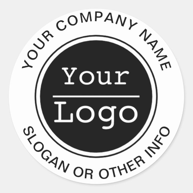 Custom your own classic round sticker (Front)