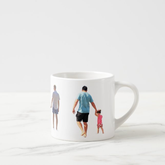 Custom Your Own Photo Collage Espresso Cup Gift (Right)
