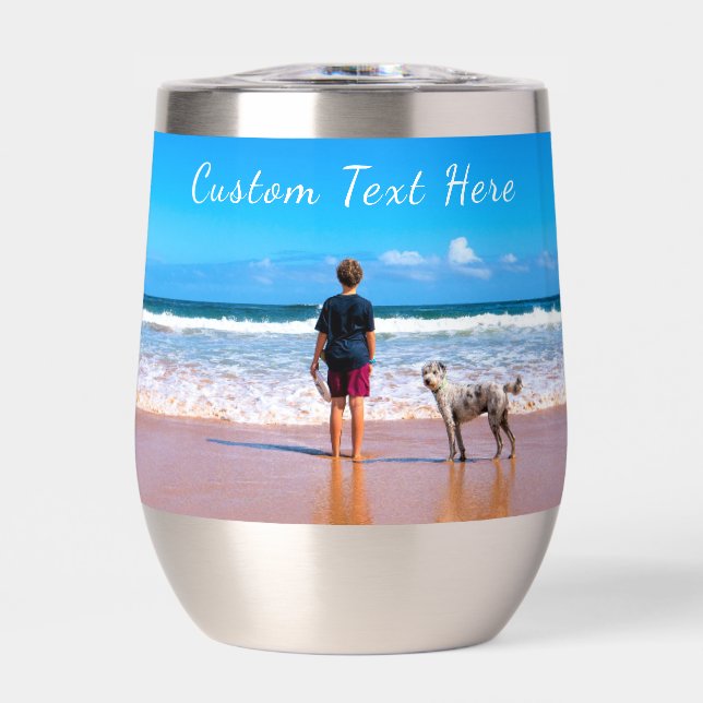 Custom Your Pet Photo and Text Personalised (Front)