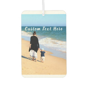 Custom Your Photo Air Freshener with Text