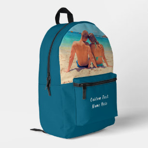 Custom Your Photo and Text Backpack Gift
