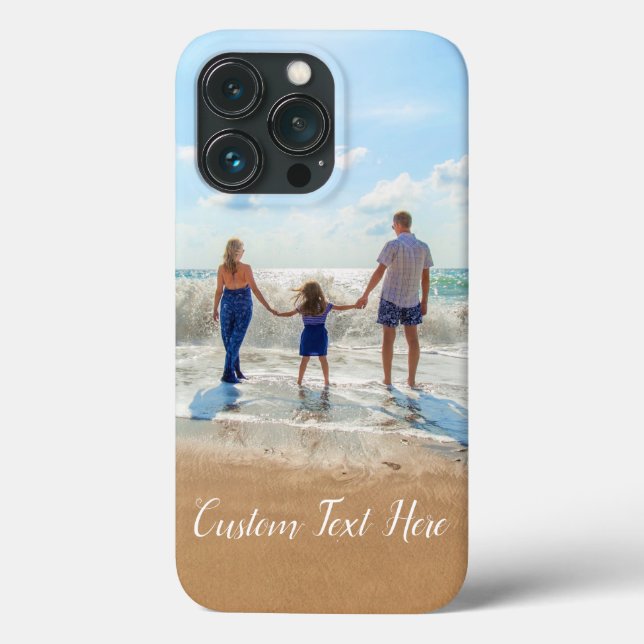 Custom Your Photo and Text Case-Mate iPhone Case (Back)