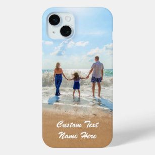 Custom Your Photo and Text Name Gift iPhone Case
