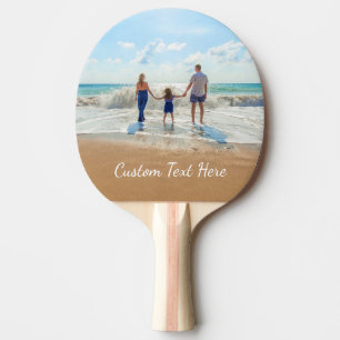 Custom Your Photo and Text Ping Pong Paddle