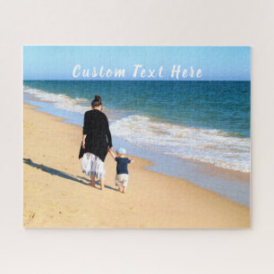 Custom Your Photo and Text Puzzle Personalised