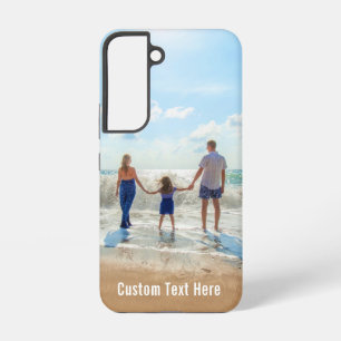 Custom Your Photo and Text Samsung Galaxy Case